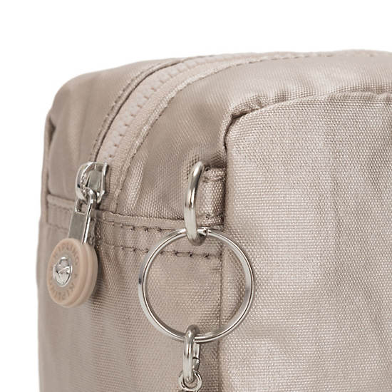 Kipling Gleam Metallic Pouch Çanta Bej Rengi | TR 1083UZ